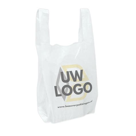 plastic tassen met logo